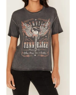 Blended Women’s Nashville Rhinestone Graphic Short Sleeve Tee -Ariat Western Outlet Store 2000383854 001 P3