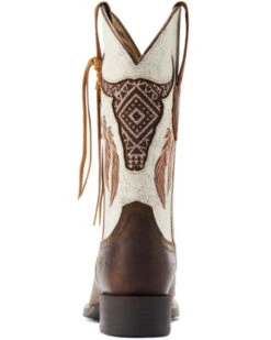 Ariat Women's Round Up StretchFit Western Performance Boots - Broad Square Toe -Ariat Western Outlet Store 2000384091 200 P3