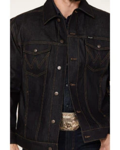 Wrangler X Pendleton Men's Dark Wash Denim Jacket  -Ariat Western Outlet Store 2000384601 417 P3