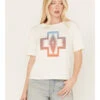 Pendleton Women's Cropped Deschutes Short Sleeve Graphic Tee