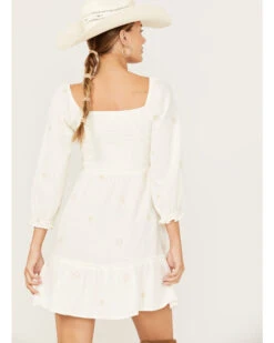 Jolt Women's Long Sleeve Smocked Dress -Ariat Western Outlet Store 2000385632 103 P4