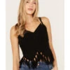 Shyanne Women's Crochet Fringe Tank