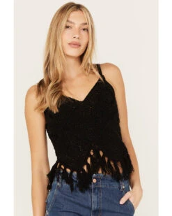 Shyanne Women's Crochet Fringe Tank