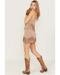 Idyllwind Women's Saddle Fringe Skirt 6 Idyllwind Women's Saddle Fringe Skirt -Ariat Western Outlet Store 2000386691 280 P3