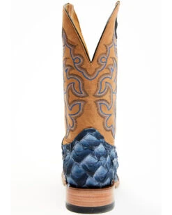 Cody James Men's Exotic Pirarucu Western Boots - Broad Square Toe  -Ariat Western Outlet Store 2000386770 400 P5