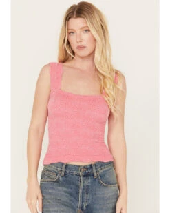 Free People Women's Floral Camisole Tank Top