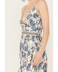 Angie Women's Knot Front Border Maxi Dress -Ariat Western Outlet Store 2000387370 400 P3