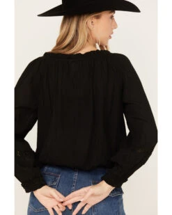 Revel Women's Long Sleeve Peasant Top 7 Revel Women's Long Sleeve Peasant Top -Ariat Western Outlet Store 2000387499 001 P4