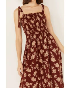 Cotton & Rye Women's Floral Print Sleeveless Midi Dress -Ariat Western Outlet Store 2000388423 220 P3
