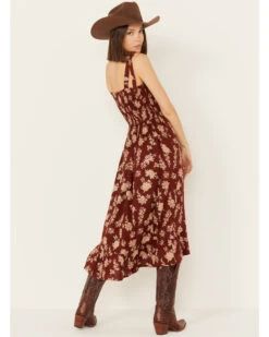 Cotton & Rye Women's Floral Print Sleeveless Midi Dress -Ariat Western Outlet Store 2000388423 220 P4