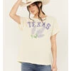 Free People Women's Texas State Flower Short Sleeve Graphic Tee